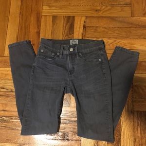 J Crew toothpick grey skinny jeans